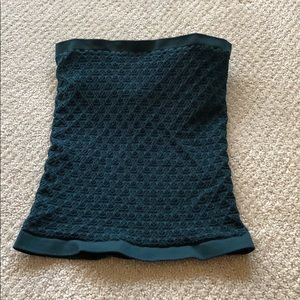 Freepeople Xs/S Tube Top in Teal Green.
